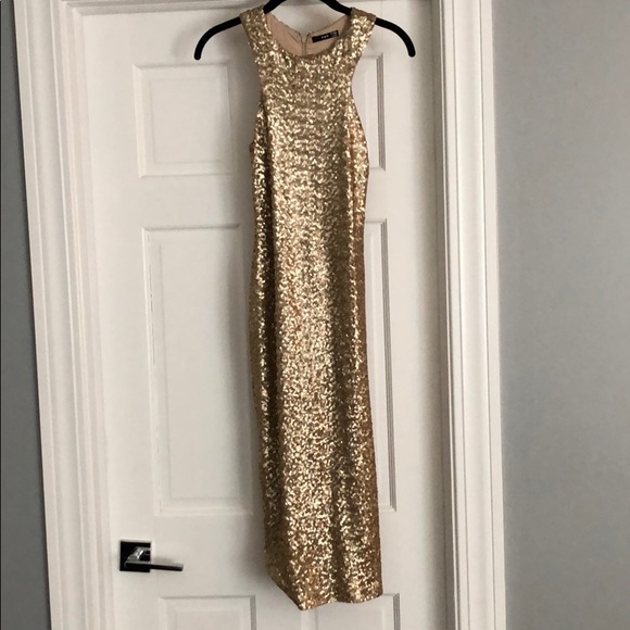 TFNC London Dresses & Skirts - TFNC London gold beaded dress